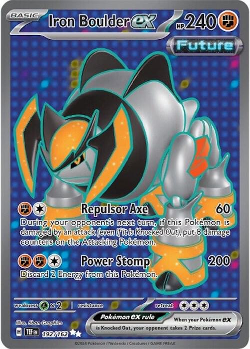 Iron Boulder ex - 192/162 card image