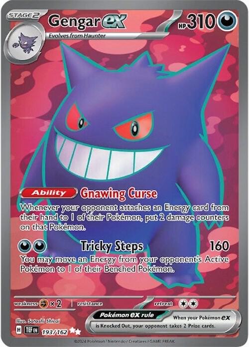 Gengar ex - 193/162 card image