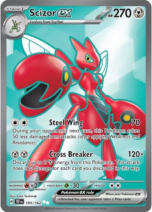Scizor ex - 195/162 card image