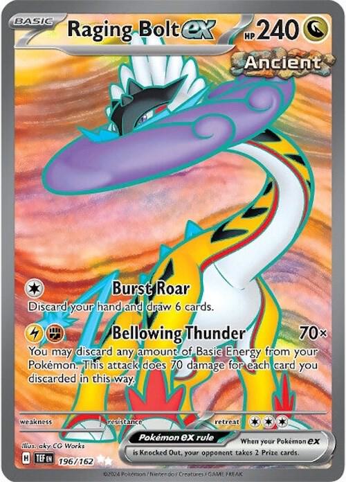 Raging Bolt ex - 196/162 card image