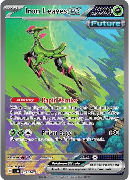 Iron Leaves ex - 203/162 card image