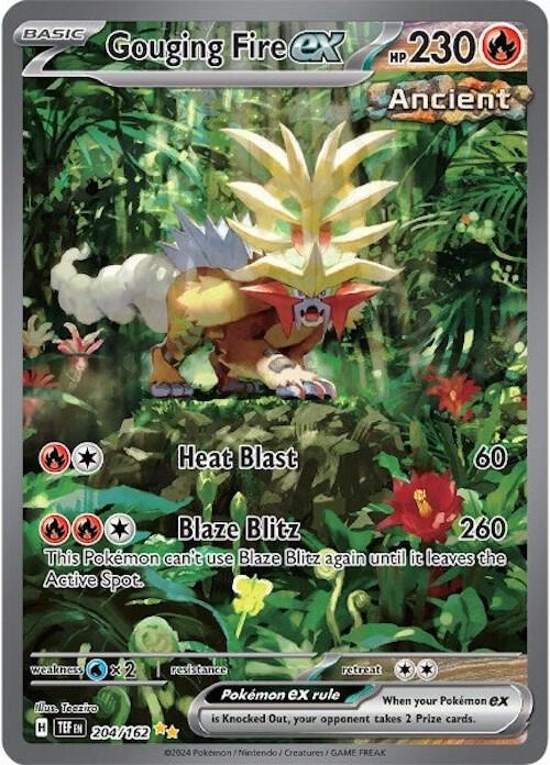 Gouging Fire ex - 204/162 card image
