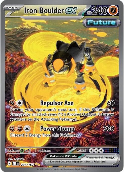 Iron Boulder ex - 207/162 card image
