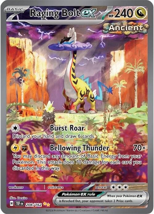 Raging Bolt ex - 208/162 card image
