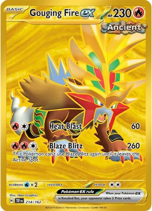Gouging Fire ex - 214/162 card image