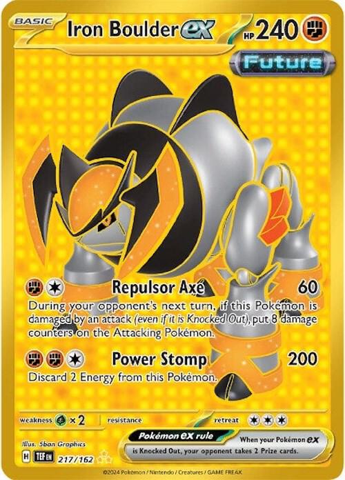 Iron Boulder ex - 217/162 card image