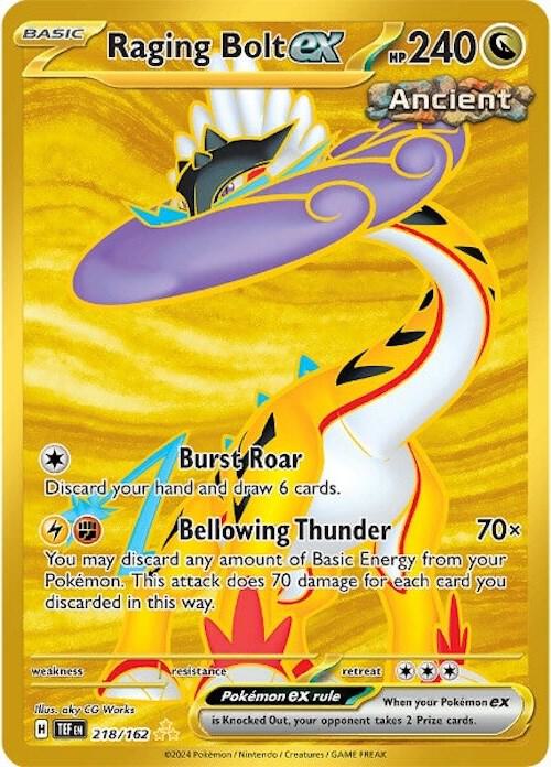 Raging Bolt ex - 218/162 card image