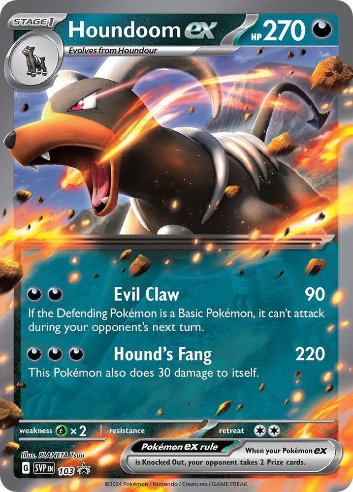 Houndoom ex - 103 card image