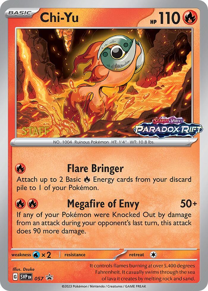 Chi-Yu - 057 (Prerelease) [Staff] card image