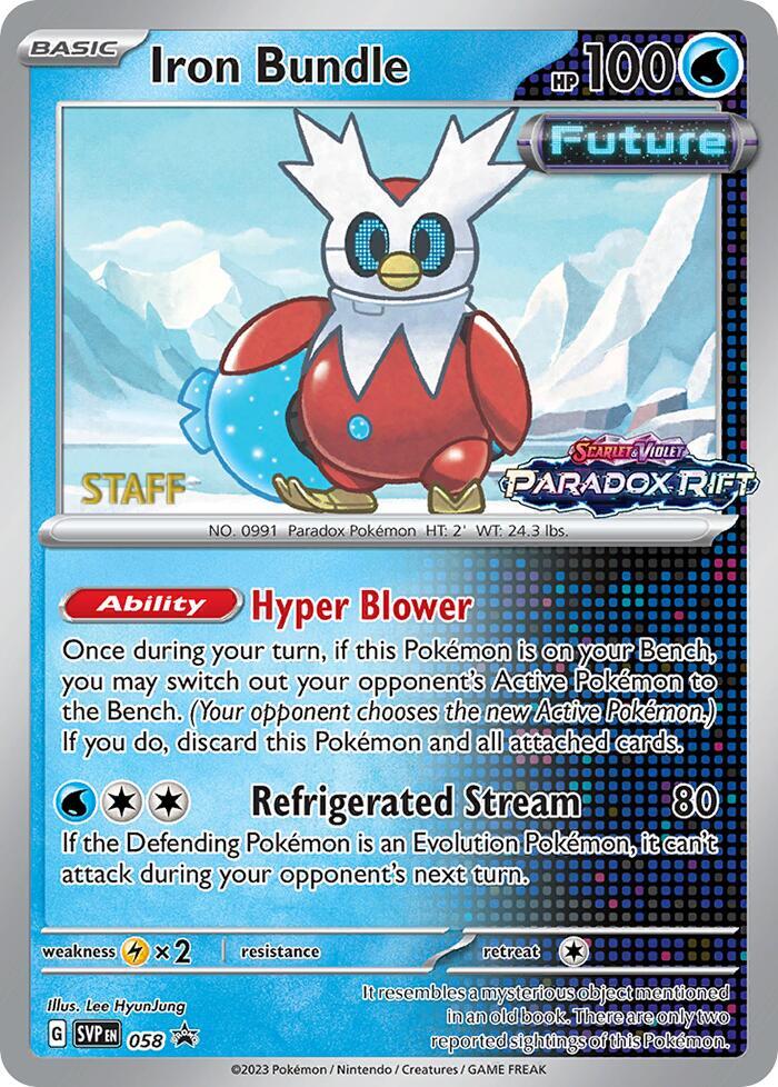 Iron Bundle - 058 (Prerelease) [Staff] card image