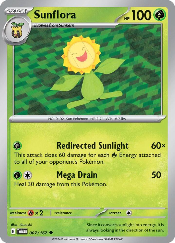 Sunflora - 007/167 card image