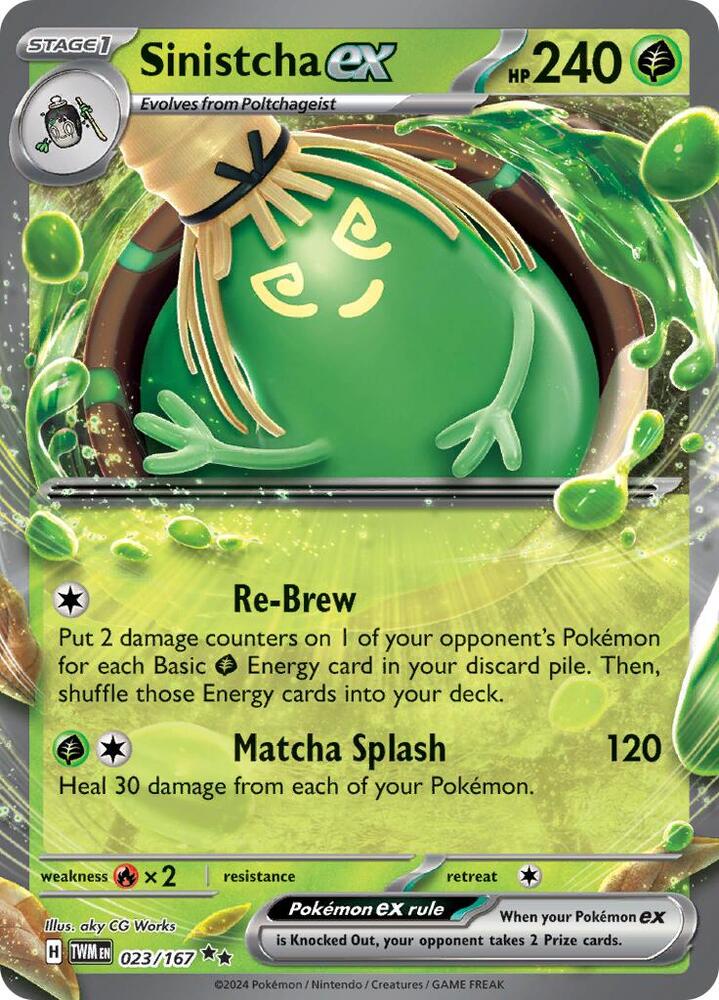 Sinistcha ex - 023/167 card image