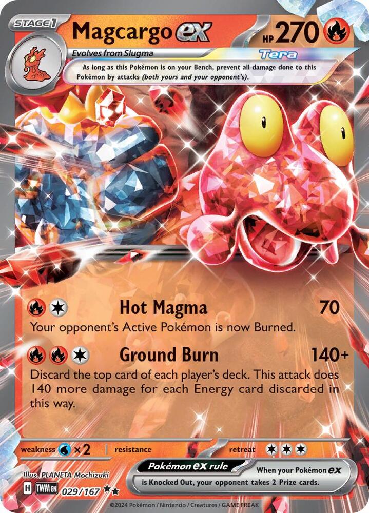 Magcargo ex - 029/167 card image