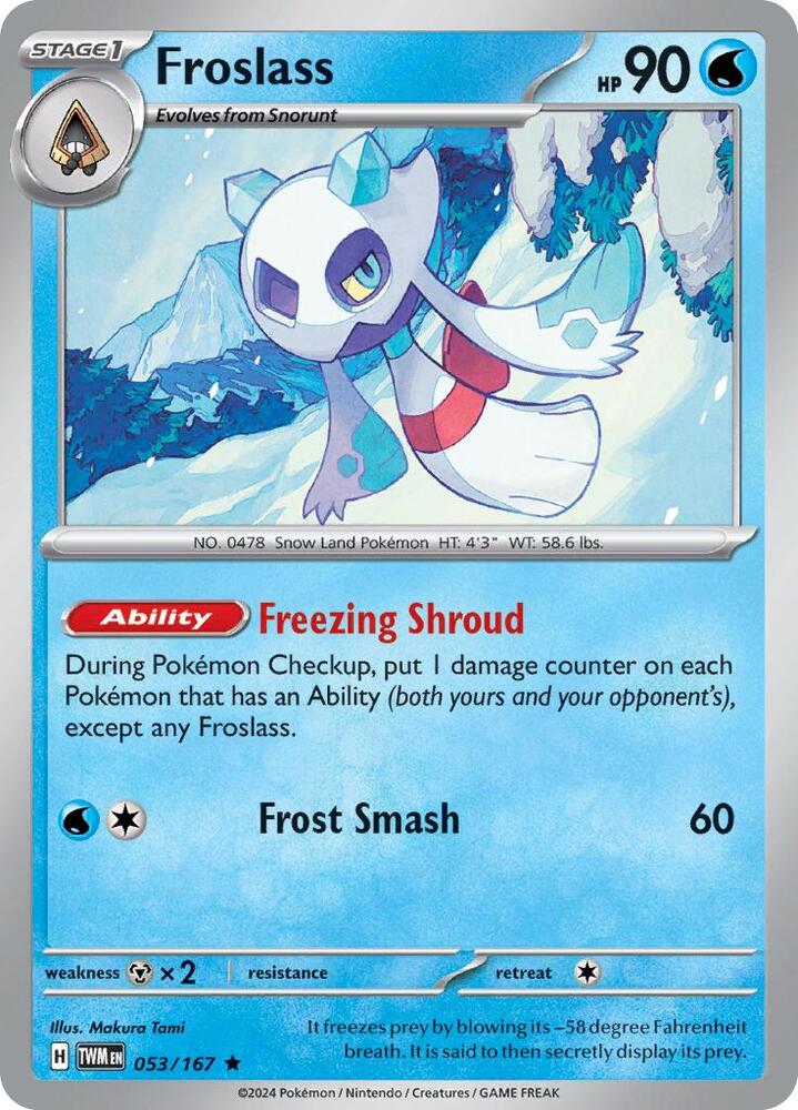 Froslass - 053/167 card image