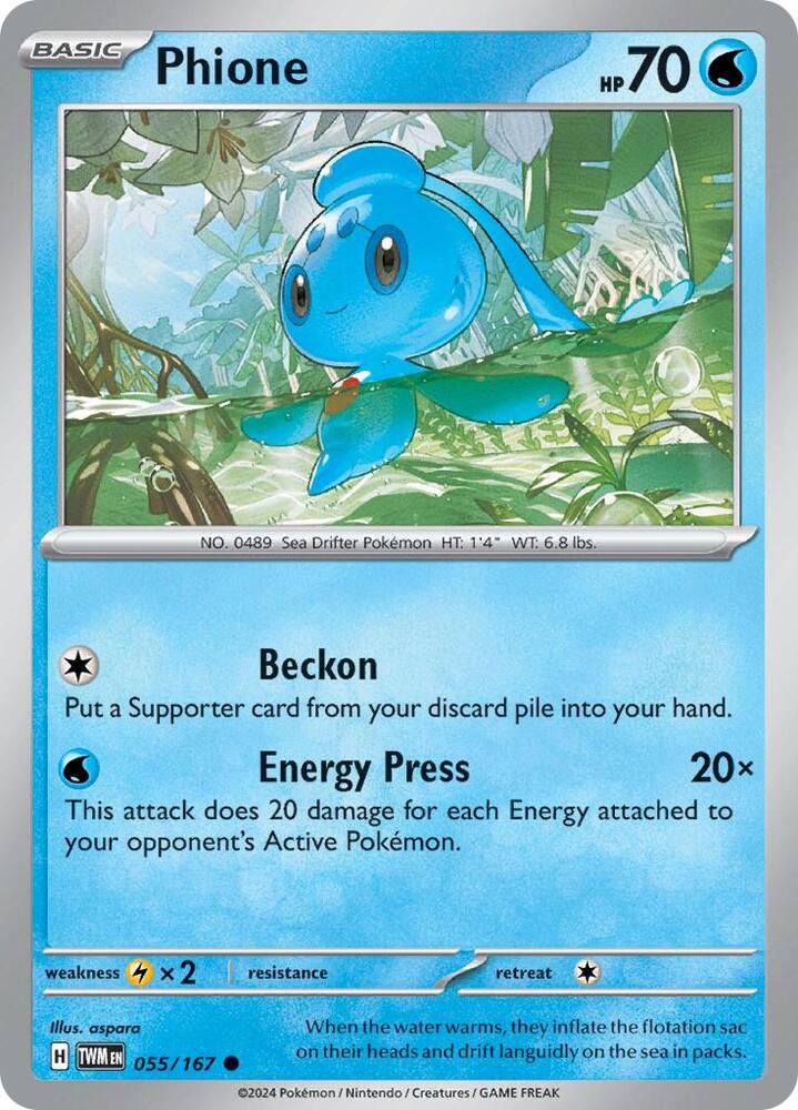 Phione - 055/167 card image