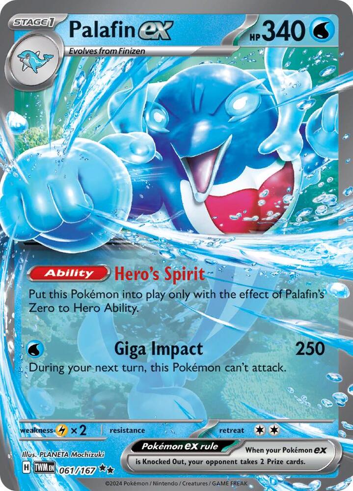 Palafin ex - 061/167 card image