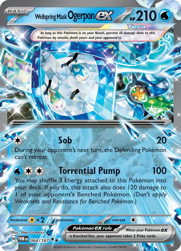 Wellspring Mask Ogerpon ex - 064/167 card image