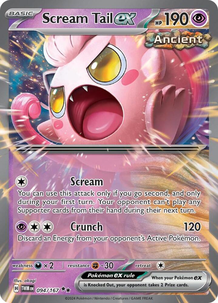 Scream Tail ex - 094/167 card image