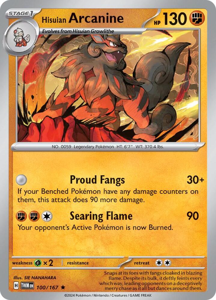 Hisuian Arcanine card image