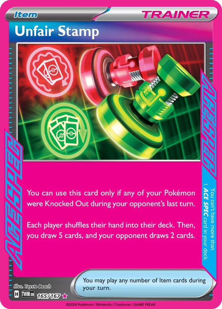 Unfair Stamp card image