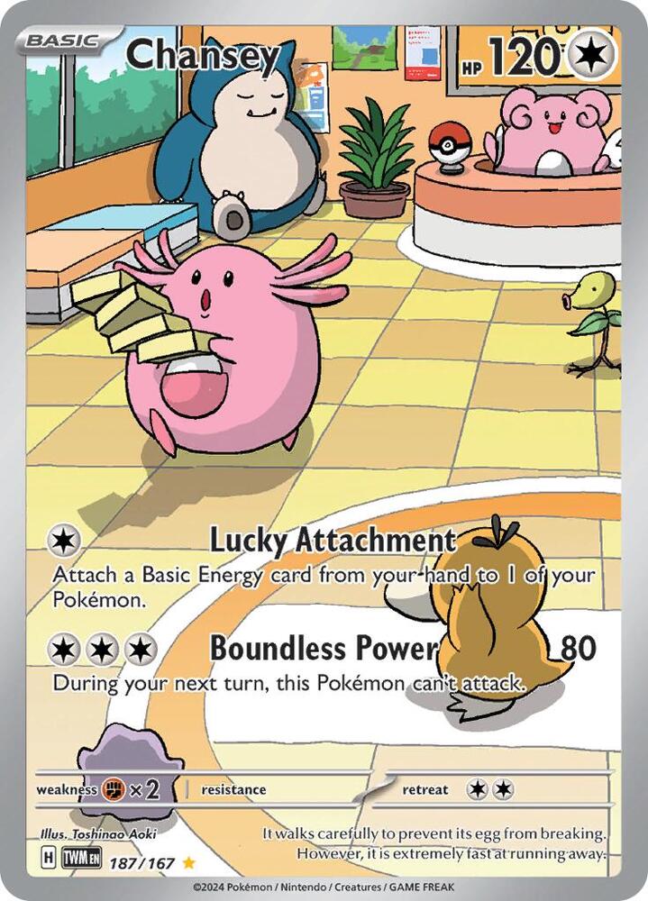 Chansey - 187/167 card image