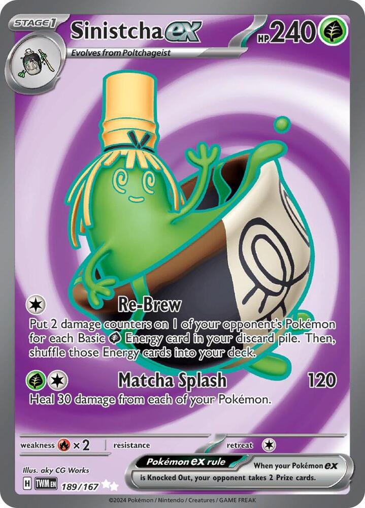 Sinistcha ex - 189/167 card image