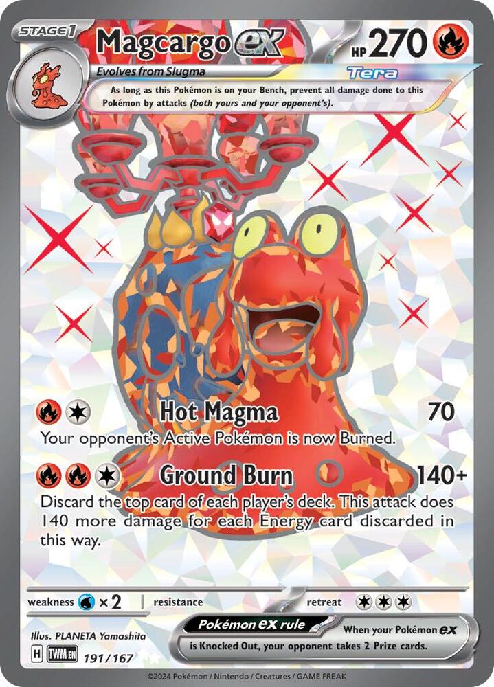 Magcargo ex - 191/167 card image