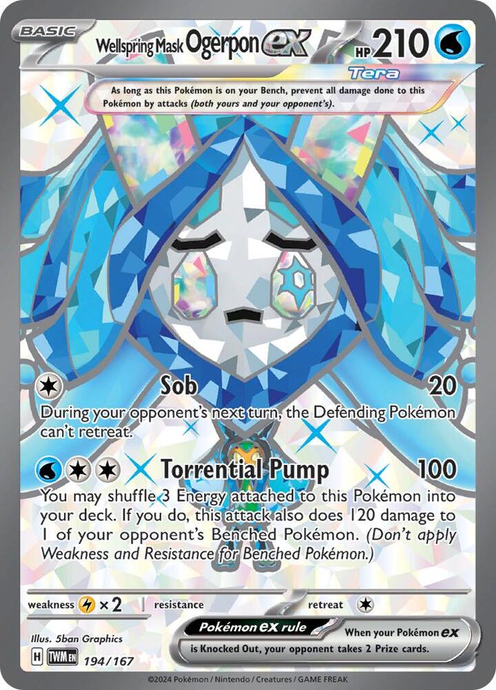 Wellspring Mask Ogerpon ex - 194/167 card image