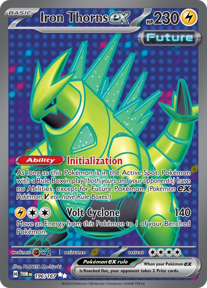 Iron Thorns ex - 196/167 card image