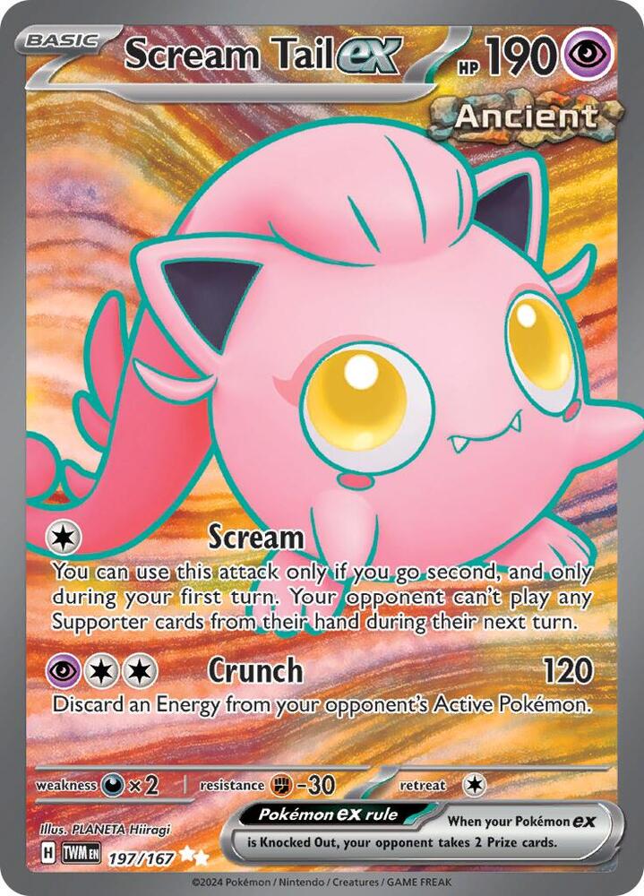 Scream Tail ex - 197/167 card image
