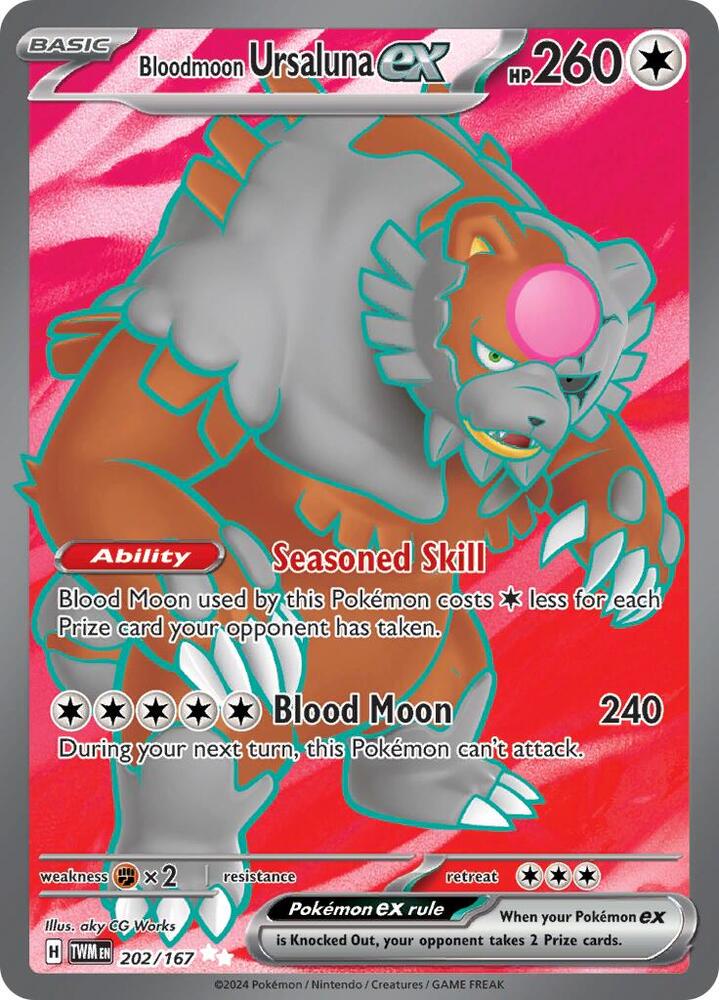 Bloodmoon Ursaluna ex - 202/167 card image