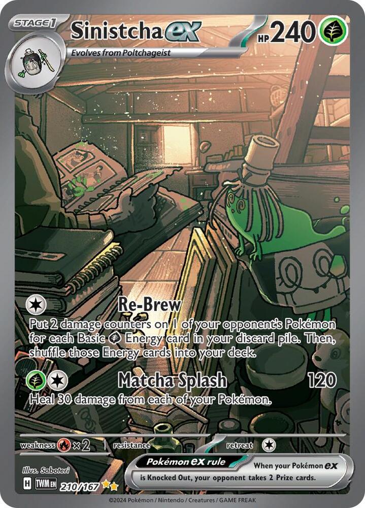 Sinistcha ex - 210/167 card image