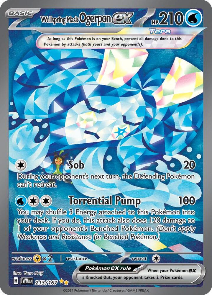 Wellspring Mask Ogerpon ex - 213/167 card image