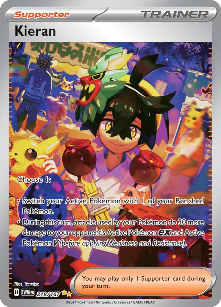 Kieran - 218/167 card image