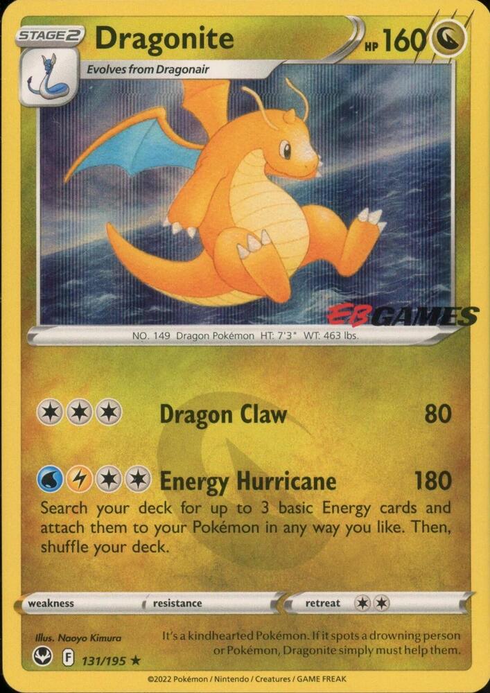 Dragonite - 131/195 (EB Games Exclusive) card image