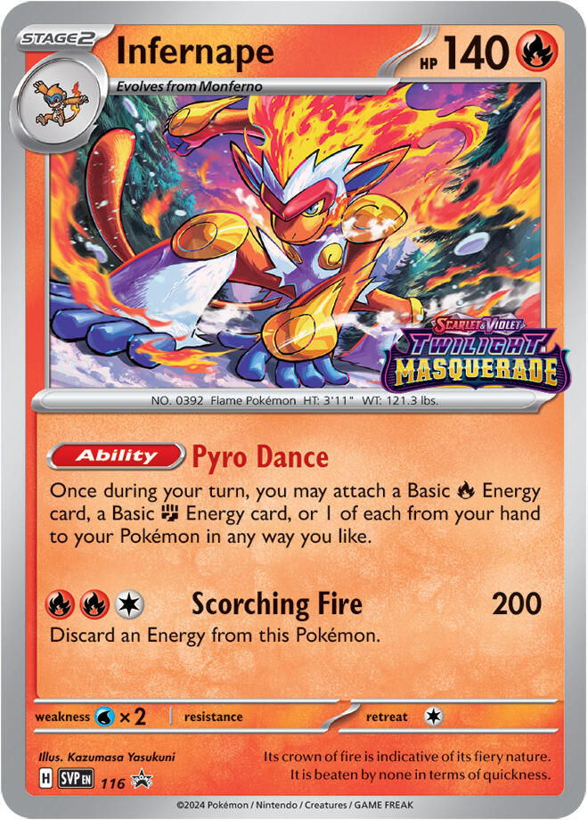 Infernape - 116 card image