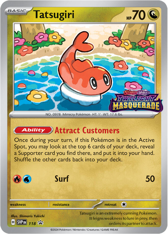Tatsugiri - 118 card image