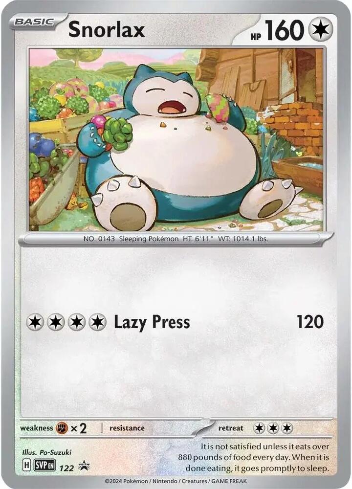 Snorlax - 122 card image