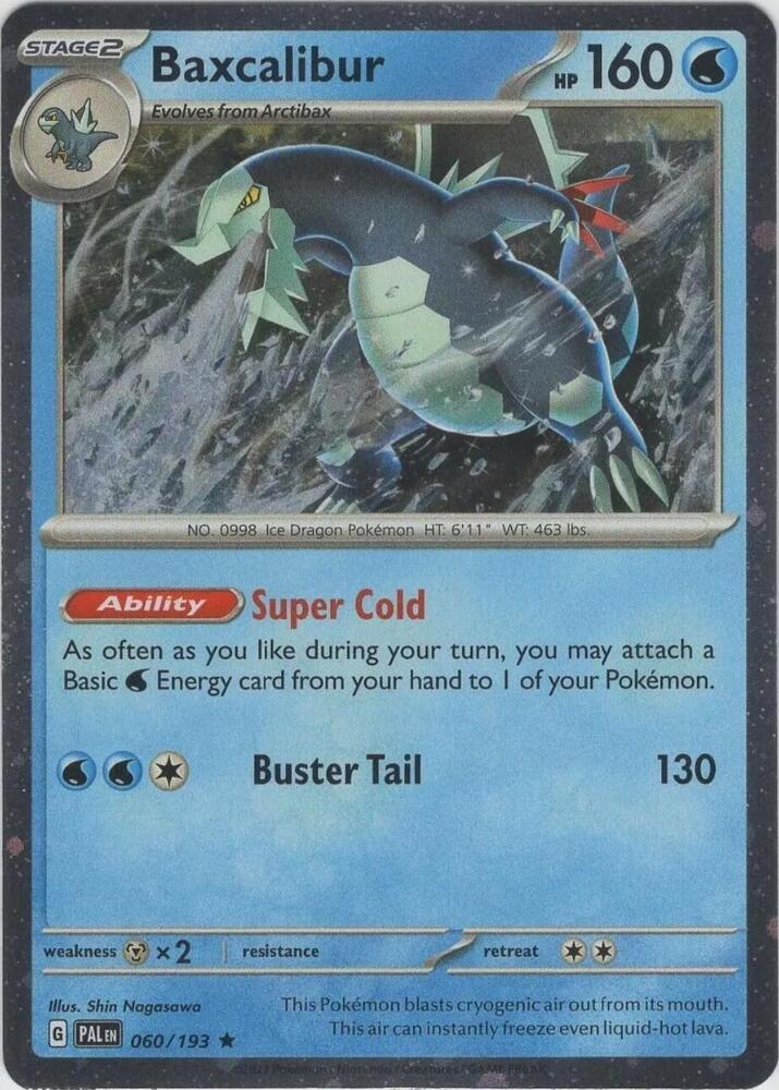 Baxcalibur - 060/193 (Cosmos Holo) card image