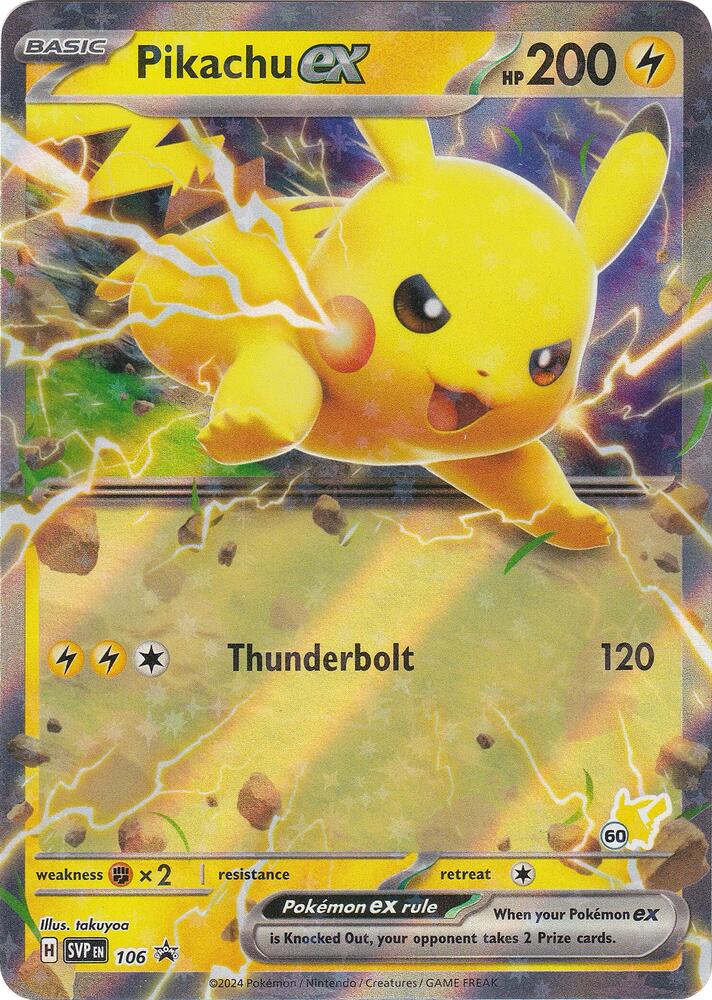 Pikachu ex (Pikachu 60) card image