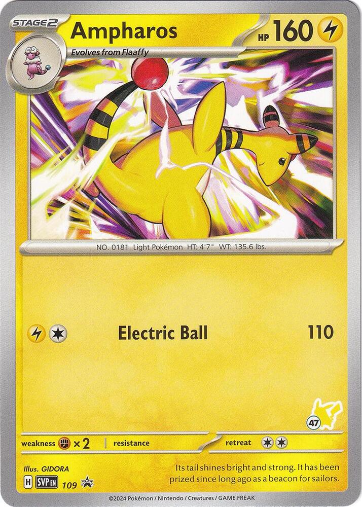 Ampharos - Pikachu 47 card image