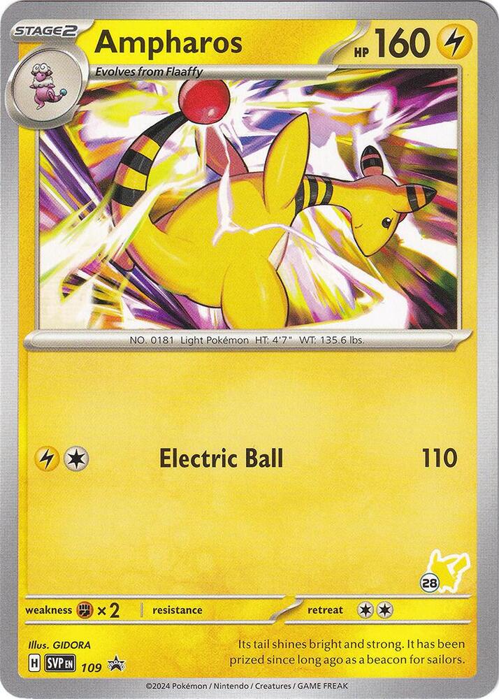 Ampharos - Pikachu 28 card image
