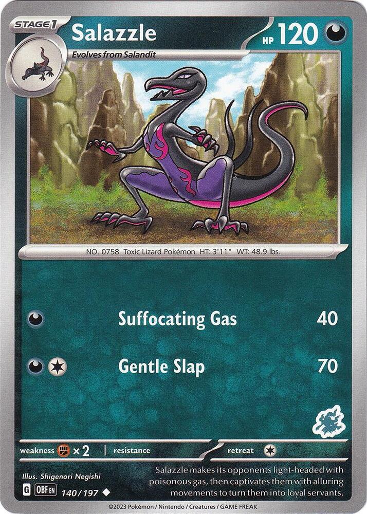 Salazzle - Darkrai Deck card image