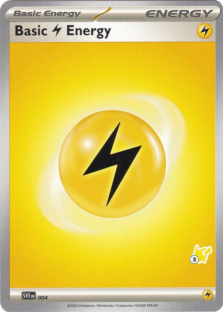 Basic Lightning Energy - Pikachu 3 card image