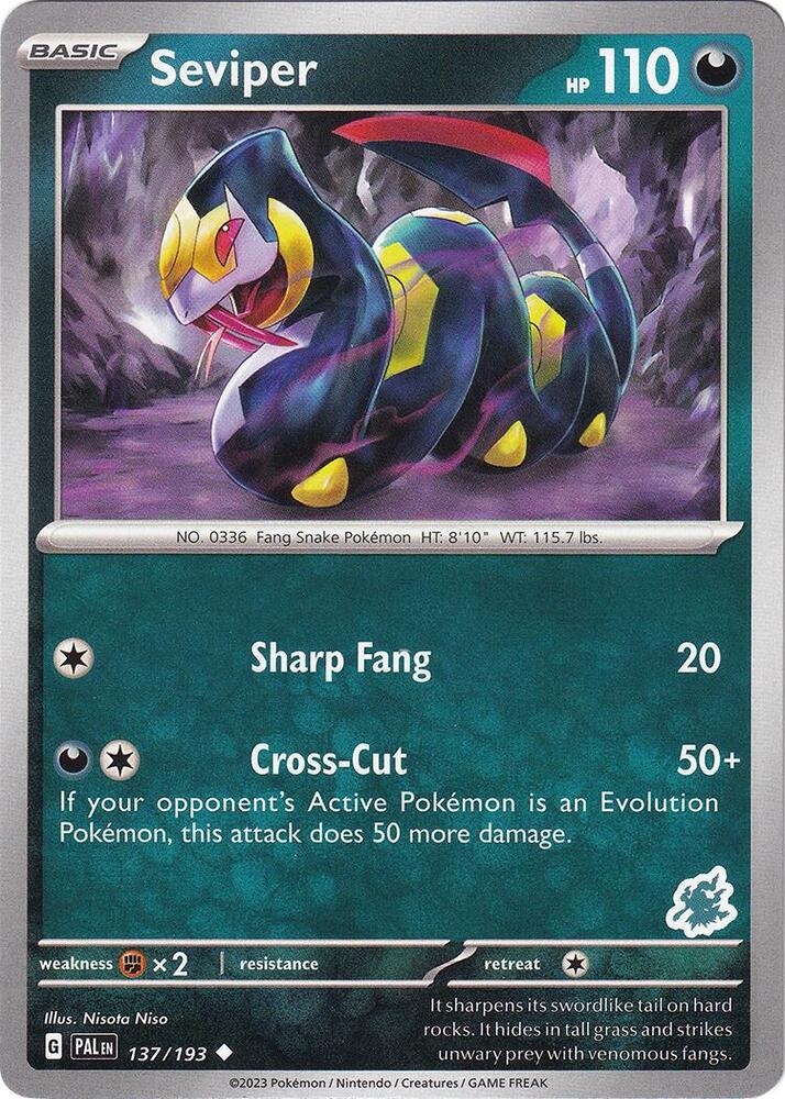 Seviper - Darkrai Deck card image
