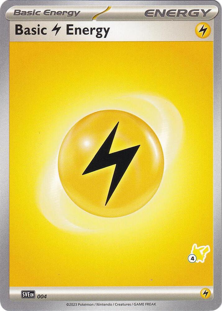 Basic Lightning Energy - Pikachu 4 card image