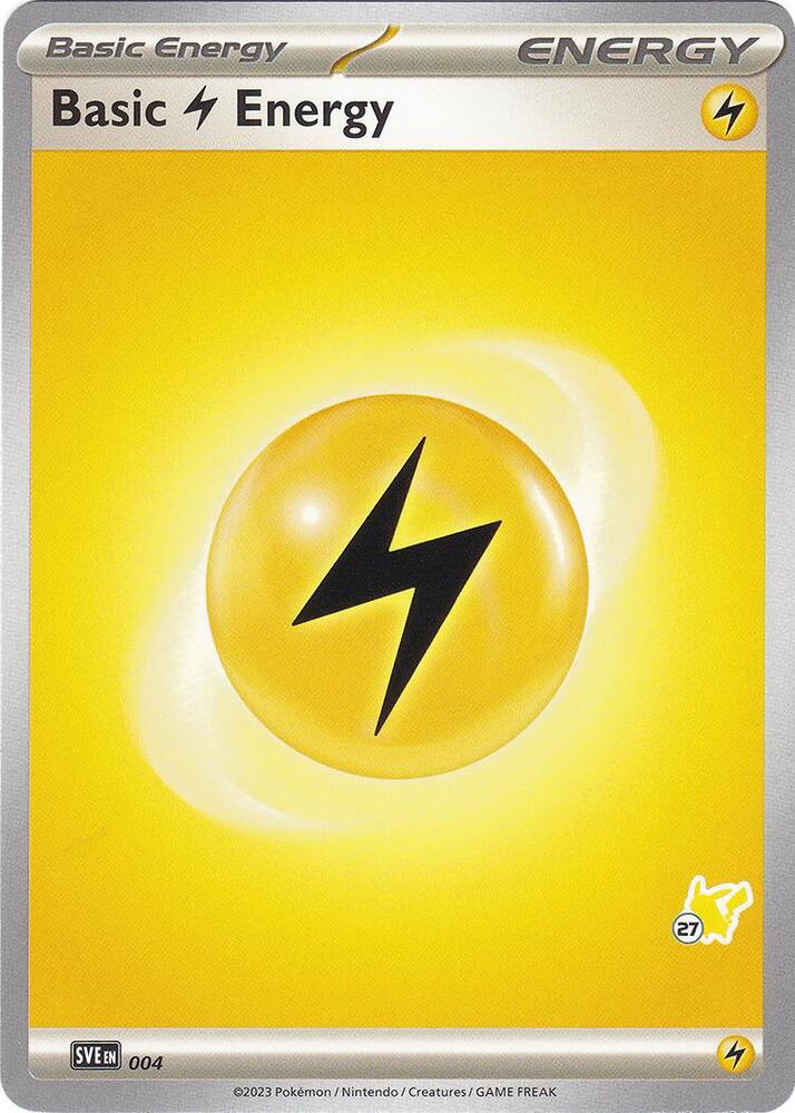 Basic Lightning Energy - Pikachu 27 card image
