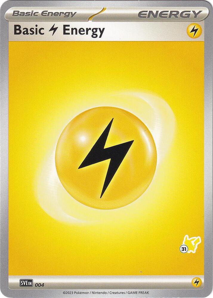 Basic Lightning Energy - Pikachu 31 card image