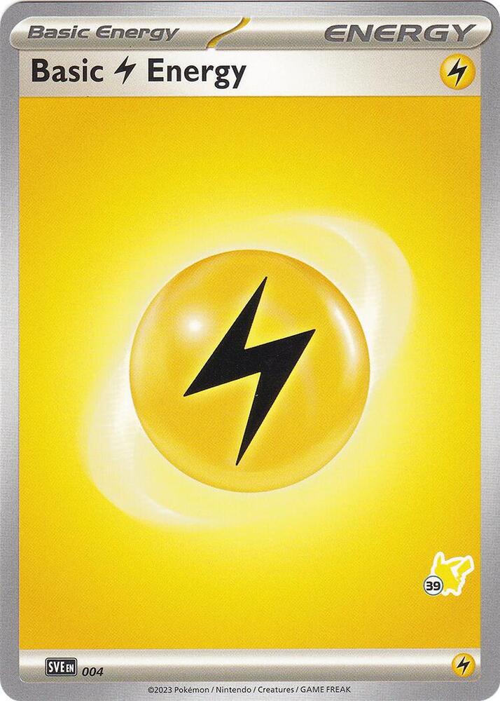 Basic Lightning Energy - Pikachu 39 card image