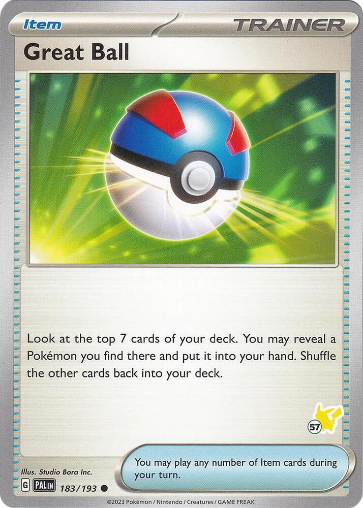 Great Ball - Pikachu 57 card image